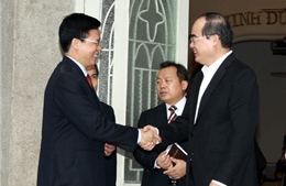 Chủ tịch UBTW MTTQ VN thăm Hội thánh Tin lành Việt Nam 